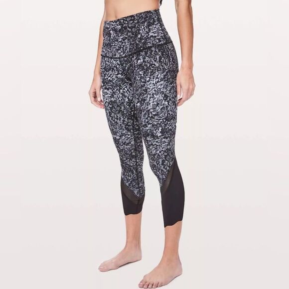 Lululemon Wunder Under Crop II Leggings Sz‎ 8 - Picture 3 of 9